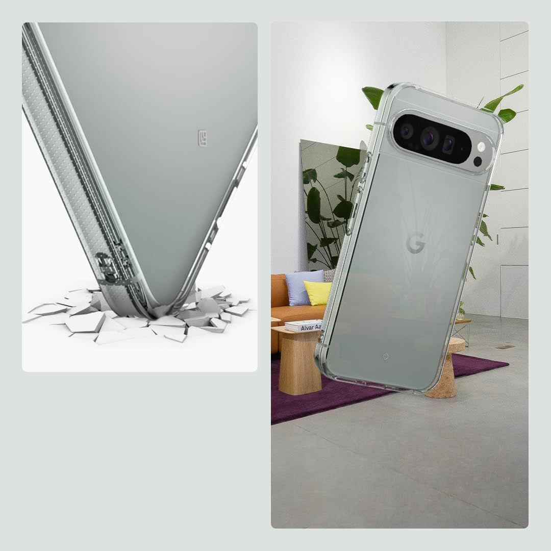 Schutzhülle für Google Pixel 9 / 9 Pro, Spigen Caseology Capella, Transparent