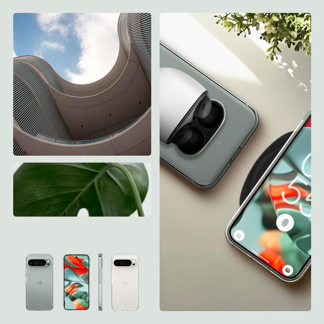 Schutzhülle für Google Pixel 9 / 9 Pro, Spigen Caseology Capella, Transparent