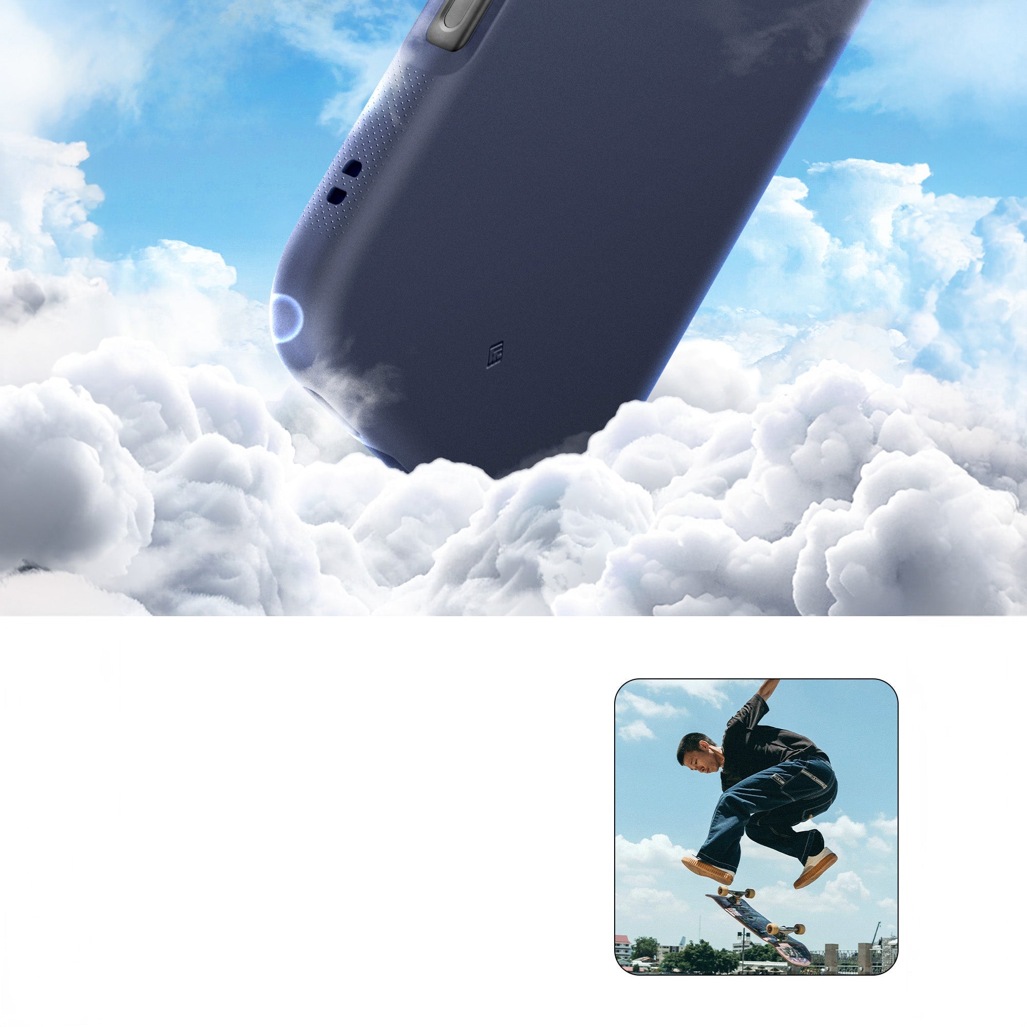 Handyhülle für iPhone 16 Pro, Spigen Caseology Nano Pop Mag mit MagSafe, Dunkelblau und Gelb