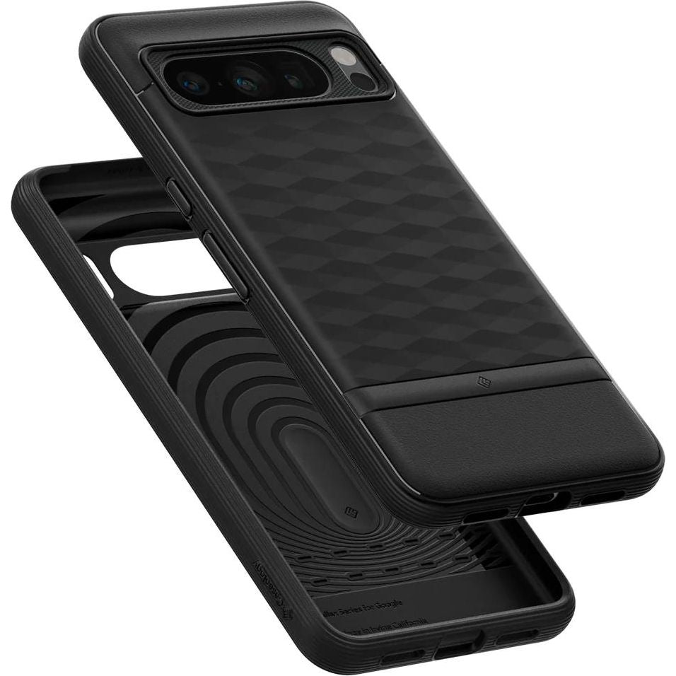 Schutzhülle für Pixel 8 Pro, Spigen Caseology Parallax, Schwarz