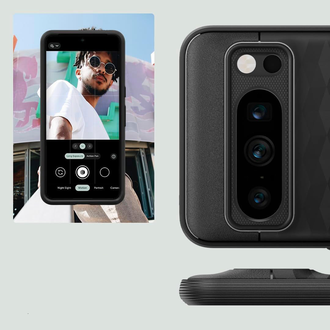 Schutzhülle für Pixel 8 Pro, Spigen Caseology Parallax, Schwarz