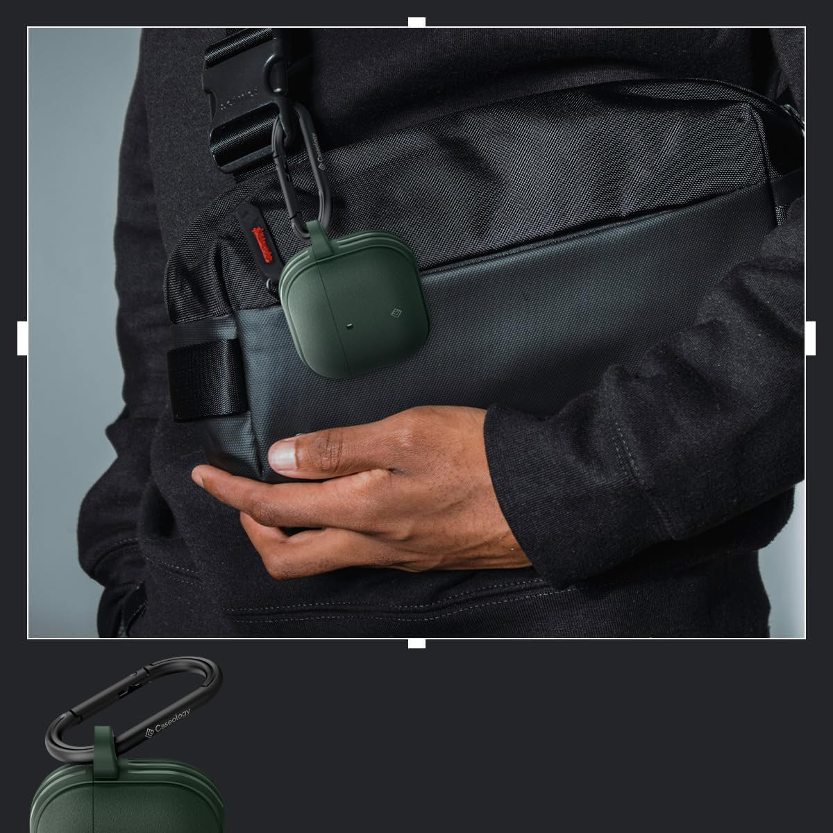 Schutzhülle für AirPods 5 / 4, Spigen Caseology Vault, Grün