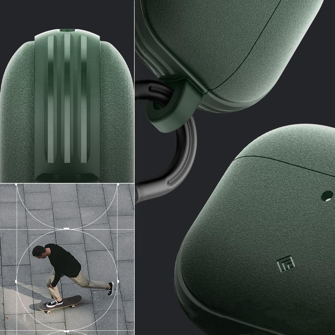 Schutzhülle für AirPods 5 / 4, Spigen Caseology Vault, Grün