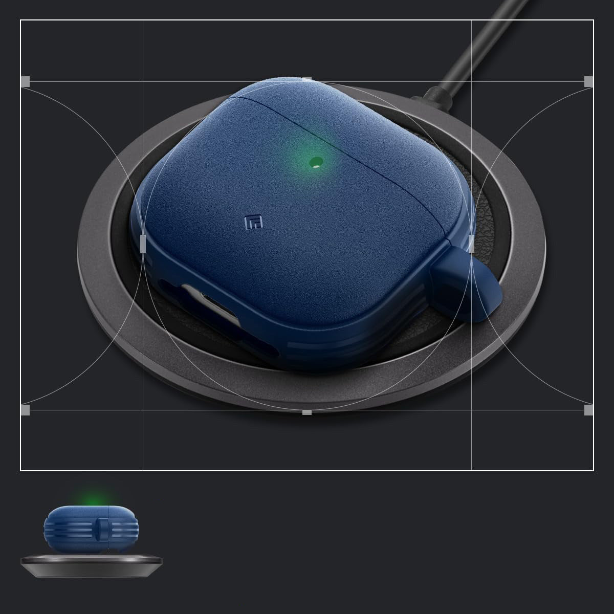 Schutzhülle für AirPods 5 / 4, Spigen Caseology Vault, Blau