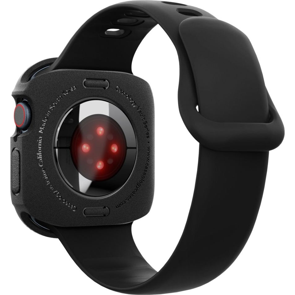 Schutzhülle für Apple Watch 10 46 mm, Spigen Caseology Vault, Schwarz