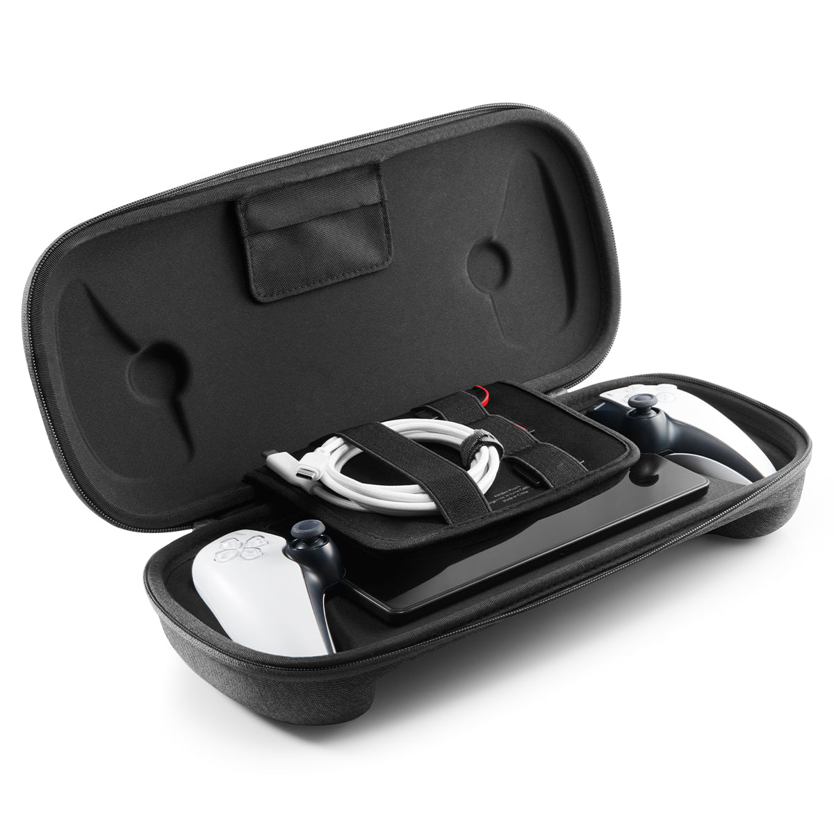 Hülle für PlayStation Portal, Spigen Klasden Pouch, Grau