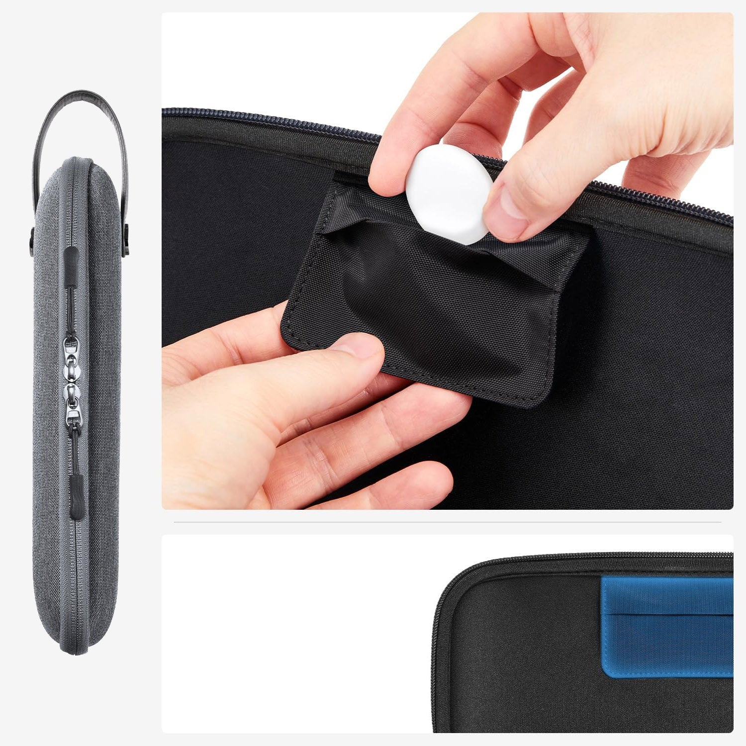 Hülle für Nintendo Switch 2, Spigen Klasden Pouch Renewed, Grau