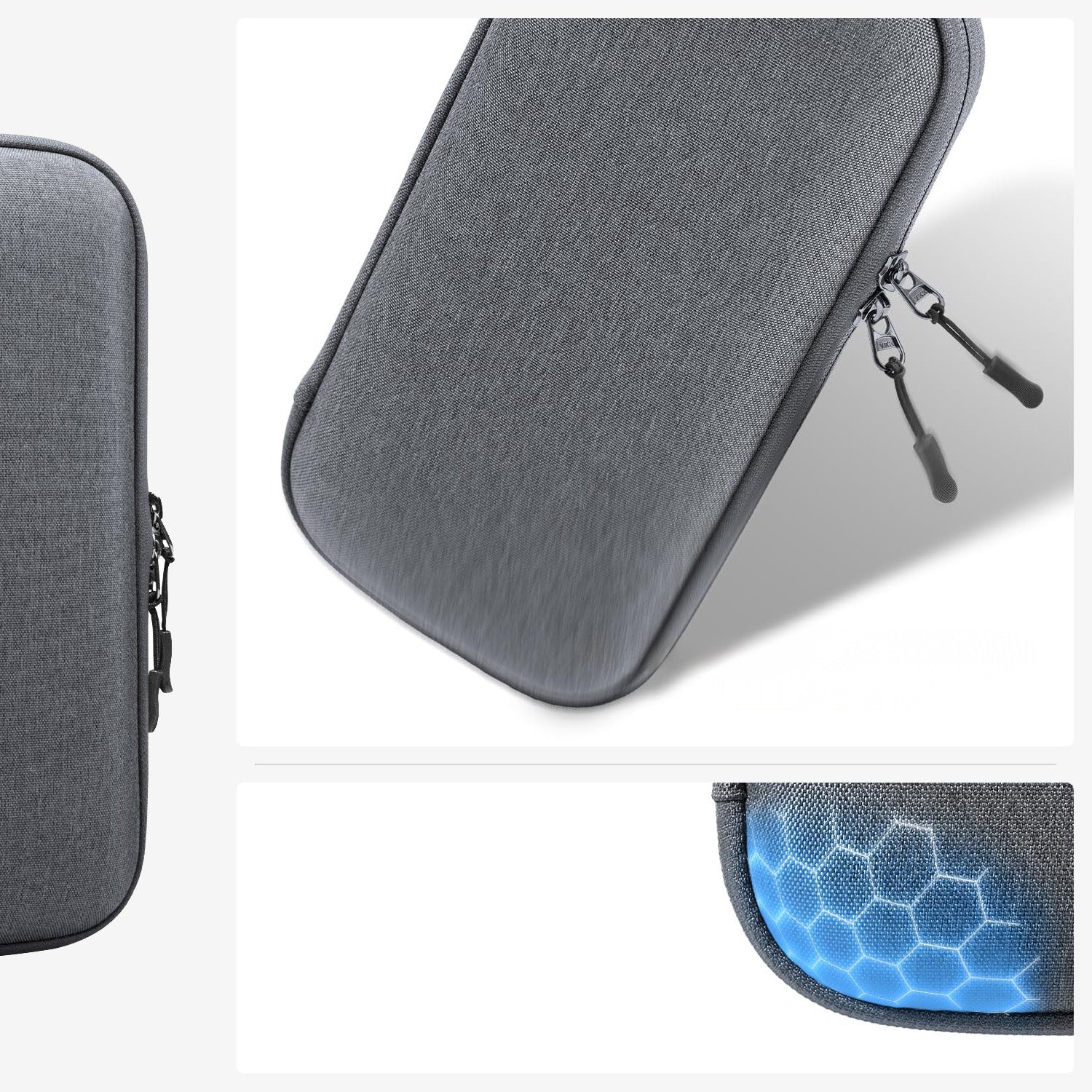 Hülle für Nintendo Switch 2, Spigen Klasden Pouch Renewed, Grau