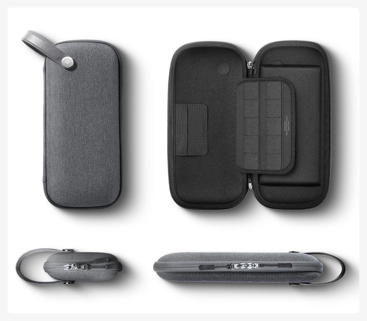 Hülle für Nintendo Switch 2, Spigen Klasden Pouch Renewed, Grau