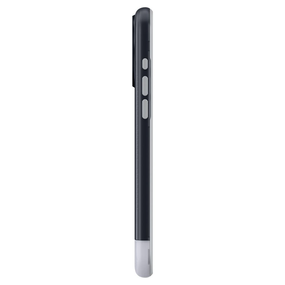 Schutzhülle Spigen Classic C1 Mag mit MagSafe für iPhone 15 Pro Max, Grau