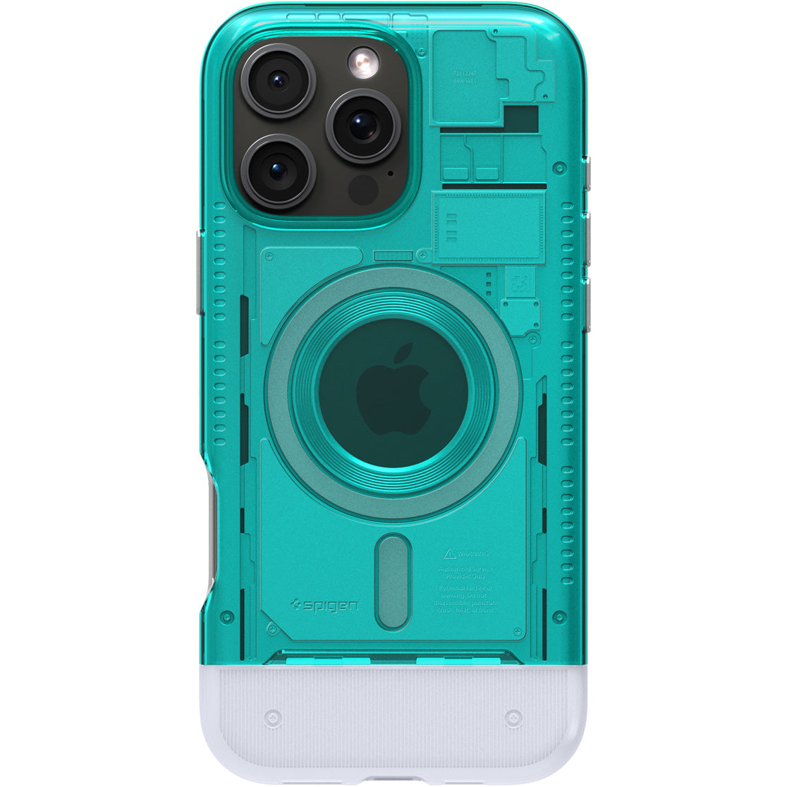Handyhülle für iPhone 16 Pro Max, Spigen Classic C1 Mag mit MagSafe, Türkis