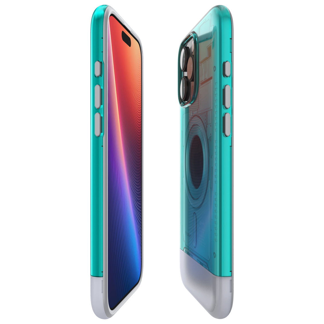 Handyhülle für iPhone 16 Pro Max, Spigen Classic C1 Mag mit MagSafe, Türkis