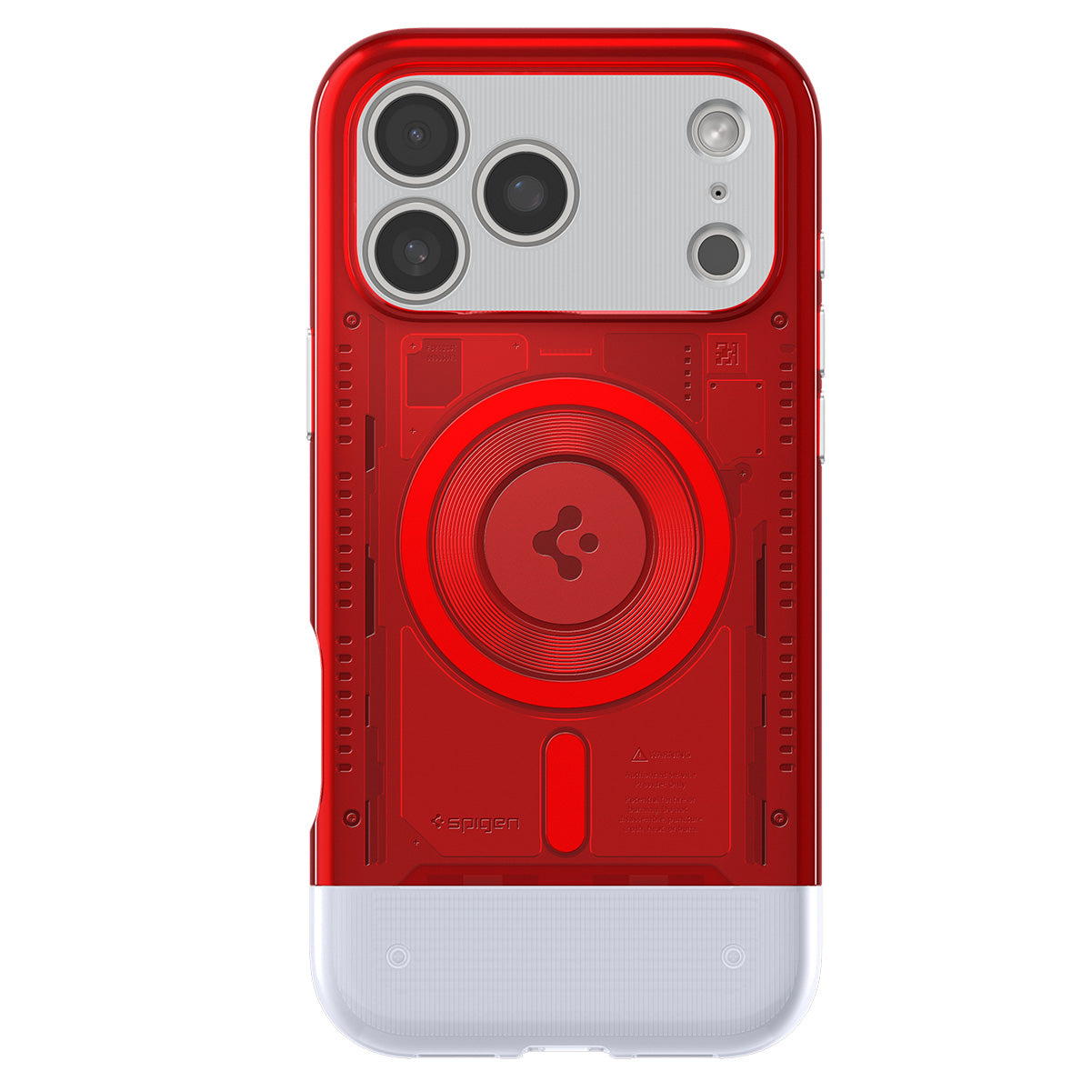 Handyhülle für iPhone 17 Pro, Spigen Classic C1 Mag mit MagSafe, Rot