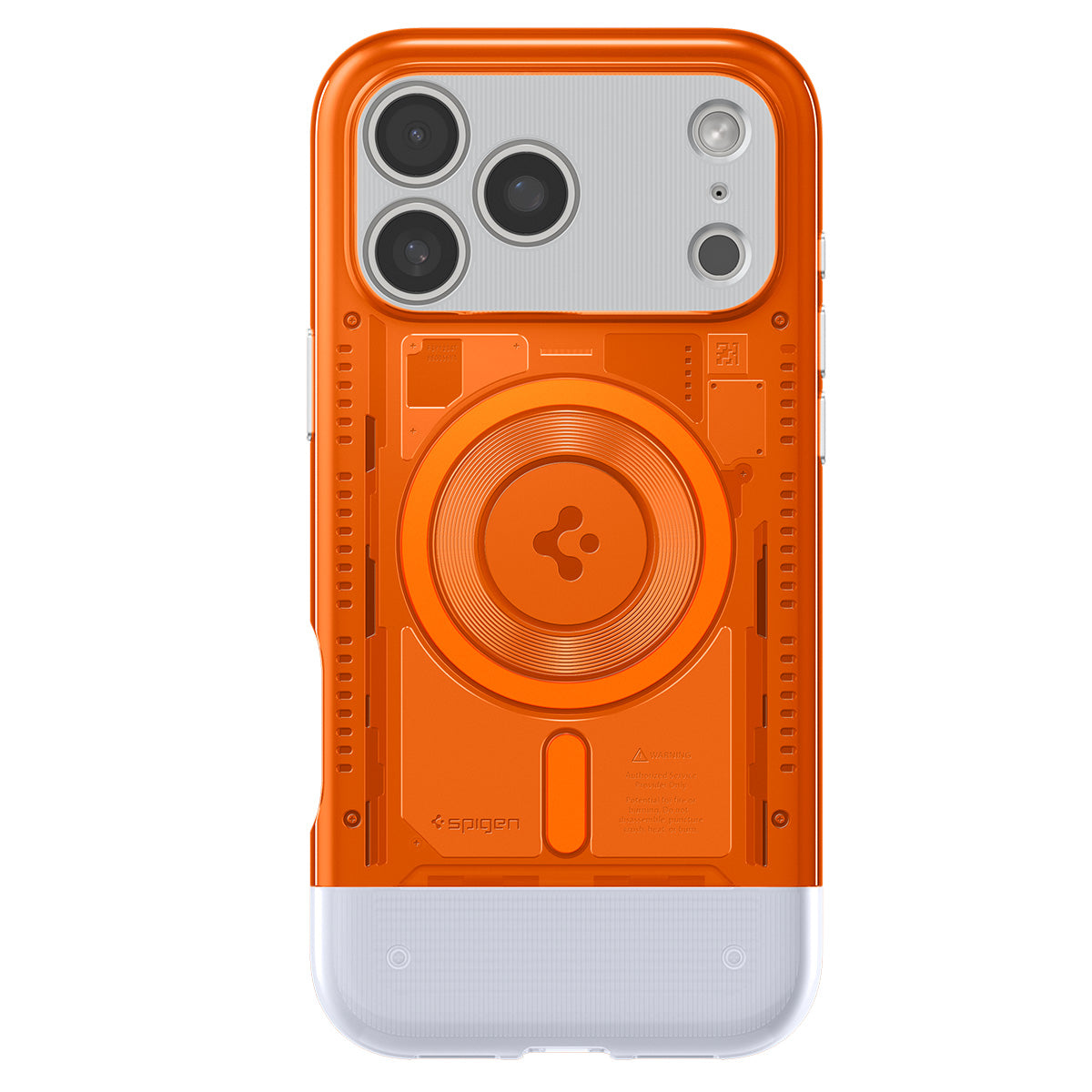 Handyhülle für iPhone 17 Pro, Spigen Classic C1 Mag mit MagSafe, Orange