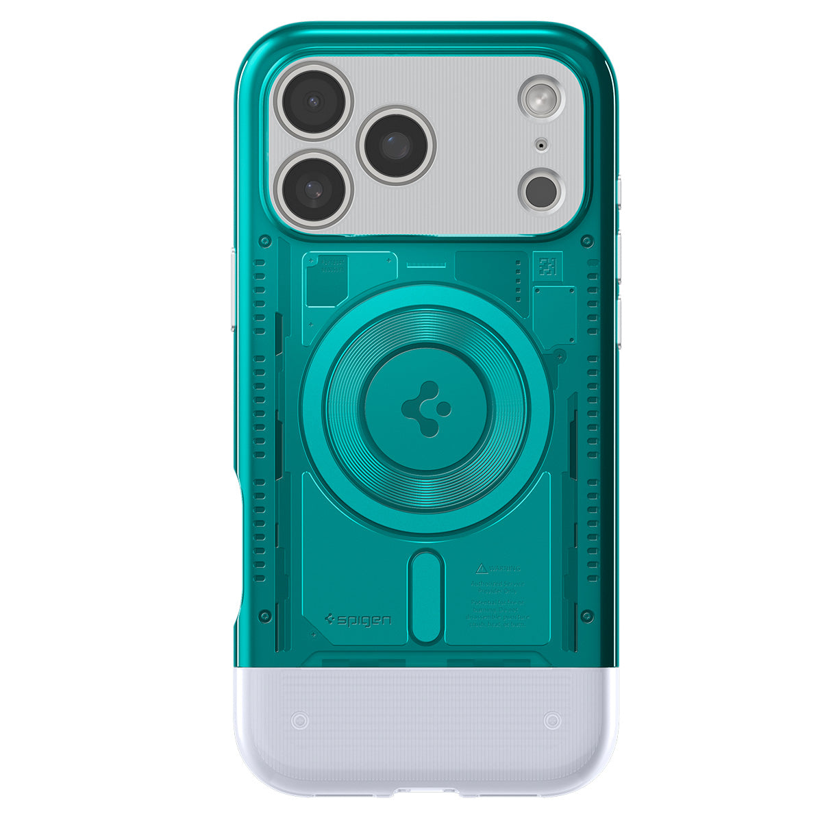 Handyhülle für iPhone 17 Pro Max, Spigen Classic C1 Mag mit MagSafe, Türkis