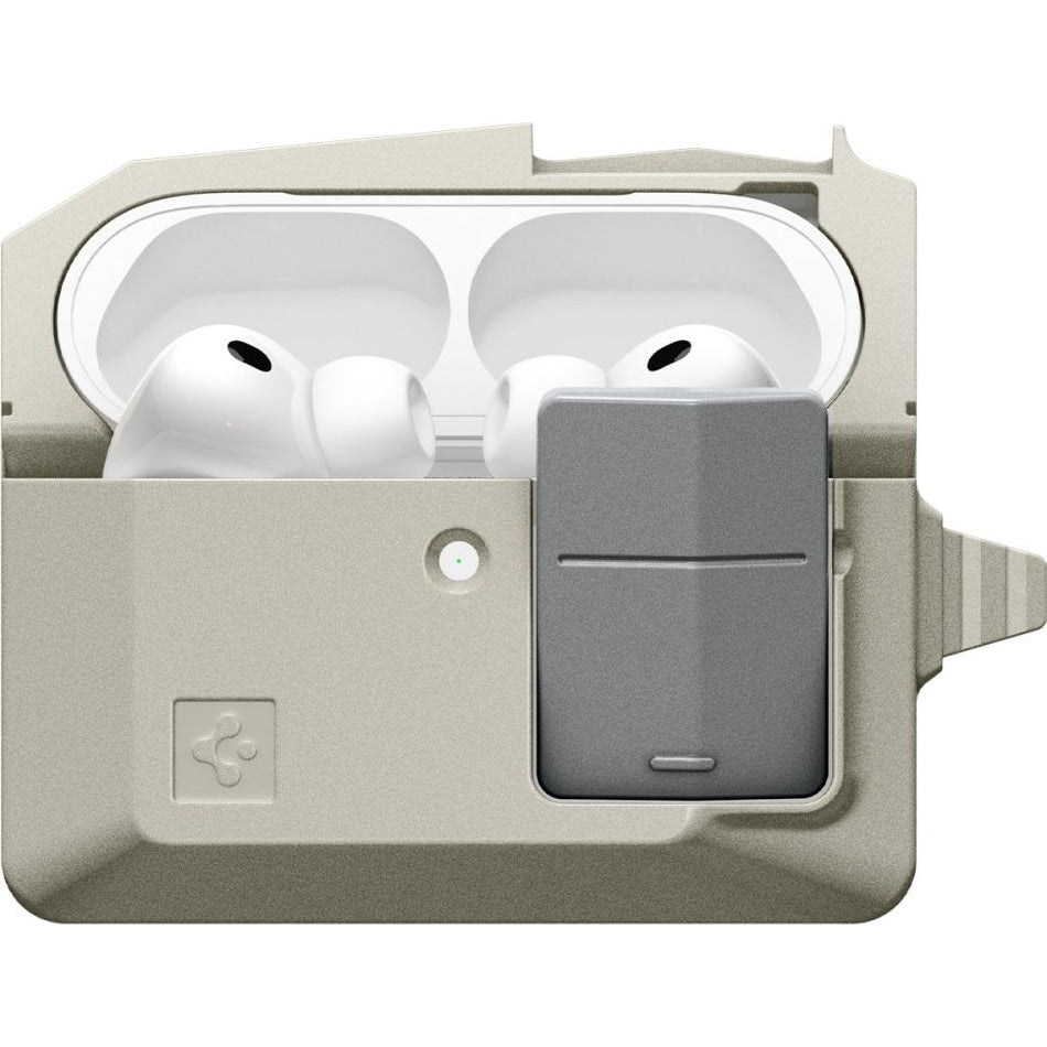 Hülle mit Schlüsselband für AirPods Pro 3, Spigen Classic LS, Beige