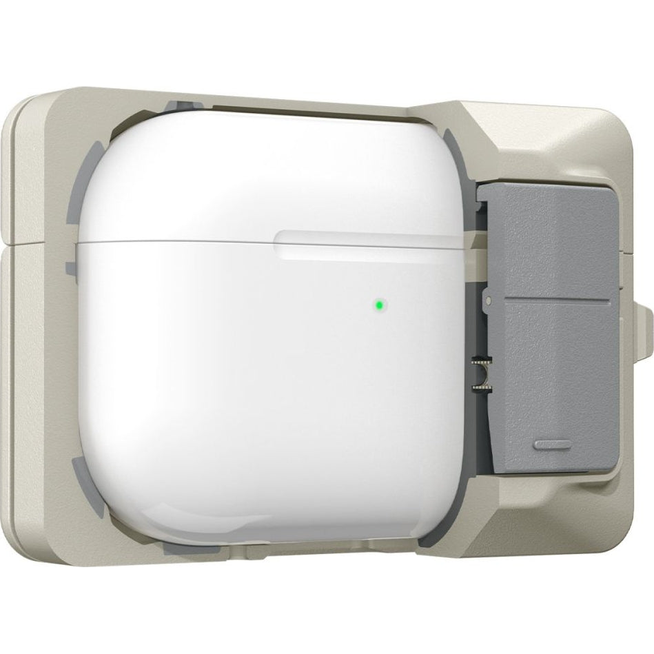 Hülle mit Schlüsselband für AirPods Pro 3, Spigen Classic LS, Beige