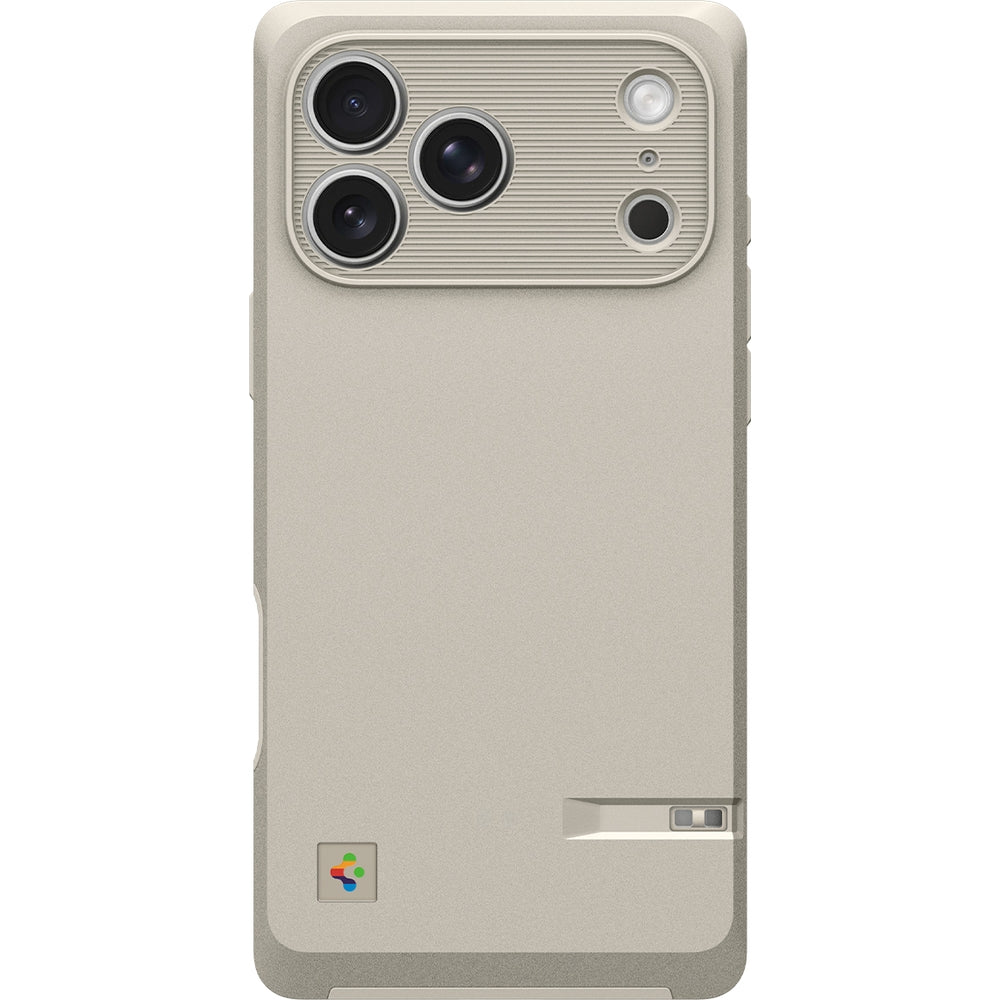 Handyhülle für iPhone 17 Pro Max, Spigen Classic LS mit MagSafe, Beige