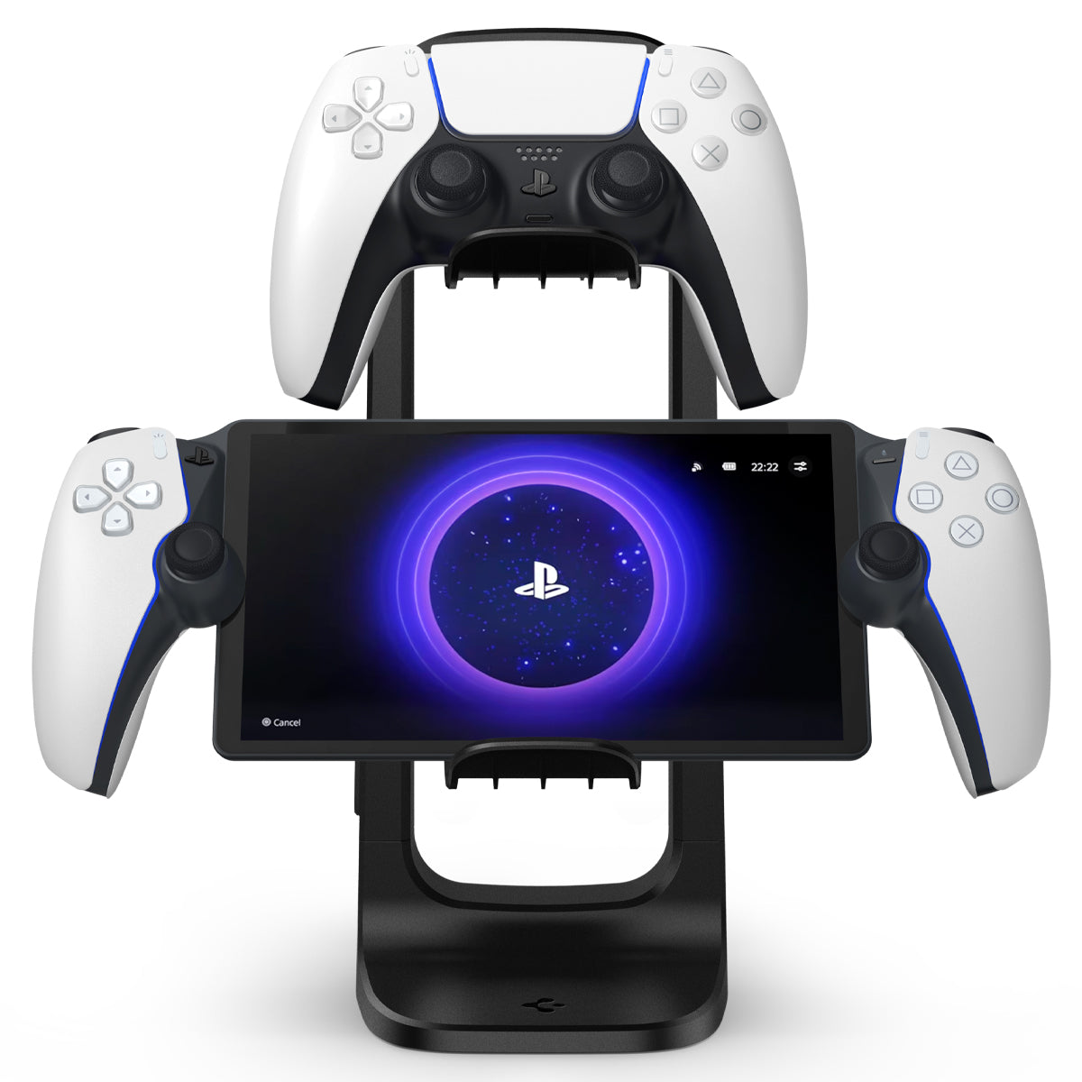 Spigen Headphone Stand VG400 für Kopfhörer und Controller PS5 / XBOX / Switch Pro / PC, Schwarz