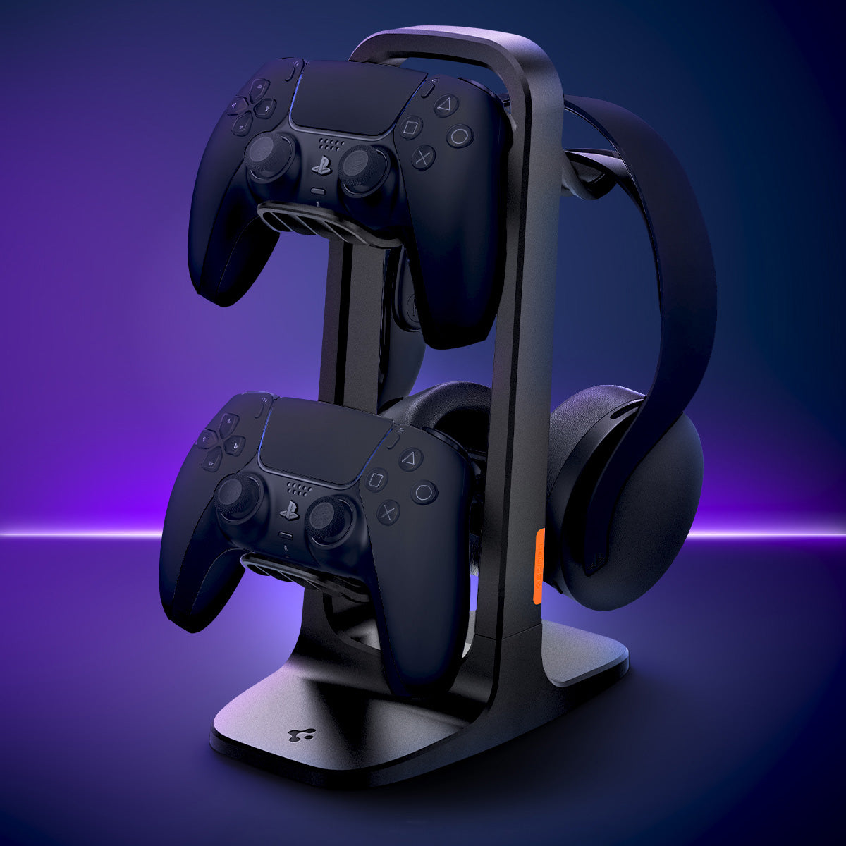 Spigen Headphone Stand VG400 für Kopfhörer und Controller PS5 / XBOX / Switch Pro / PC, Schwarz