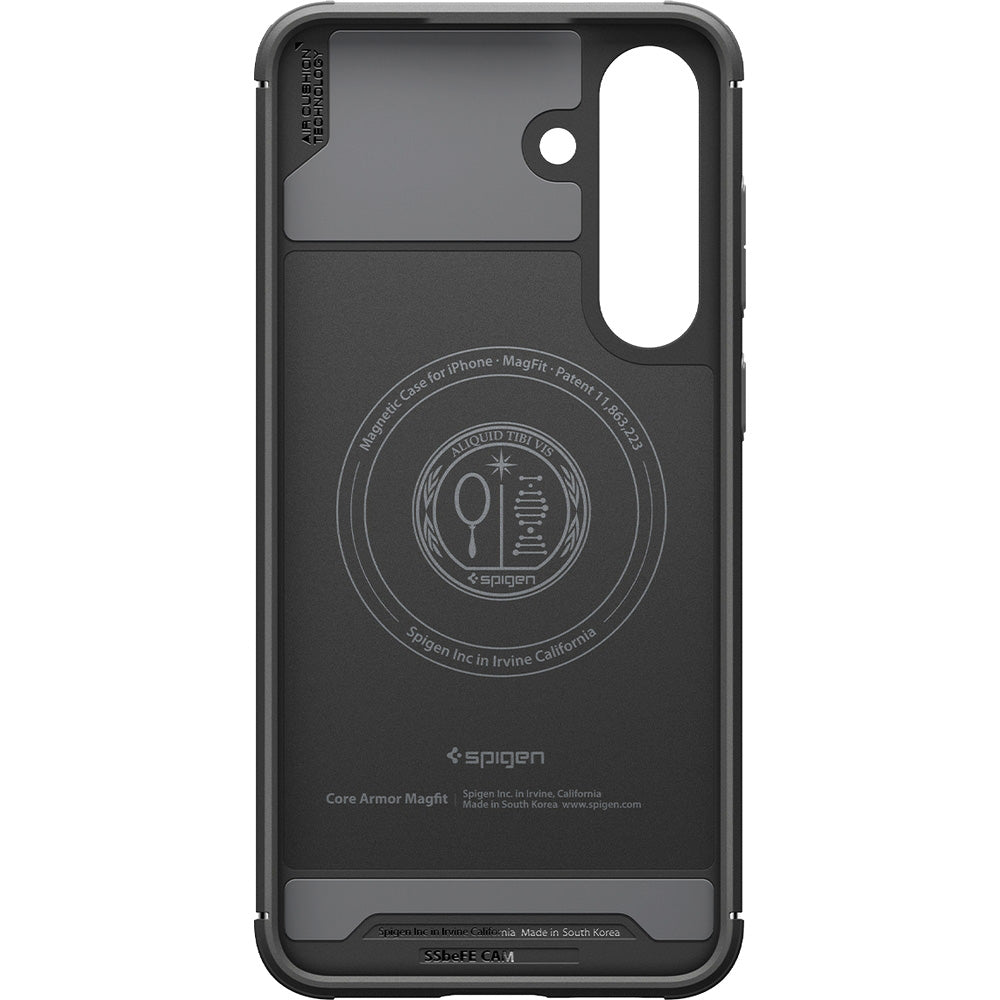 Handyhülle für Galaxy S25 FE, Spigen Core Armor Mag mit MagSafe, Schwarz
