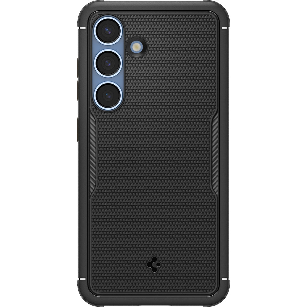 Handyhülle für Galaxy S25, Spigen Core Armor Mag mit MagSafe, Schwarz
