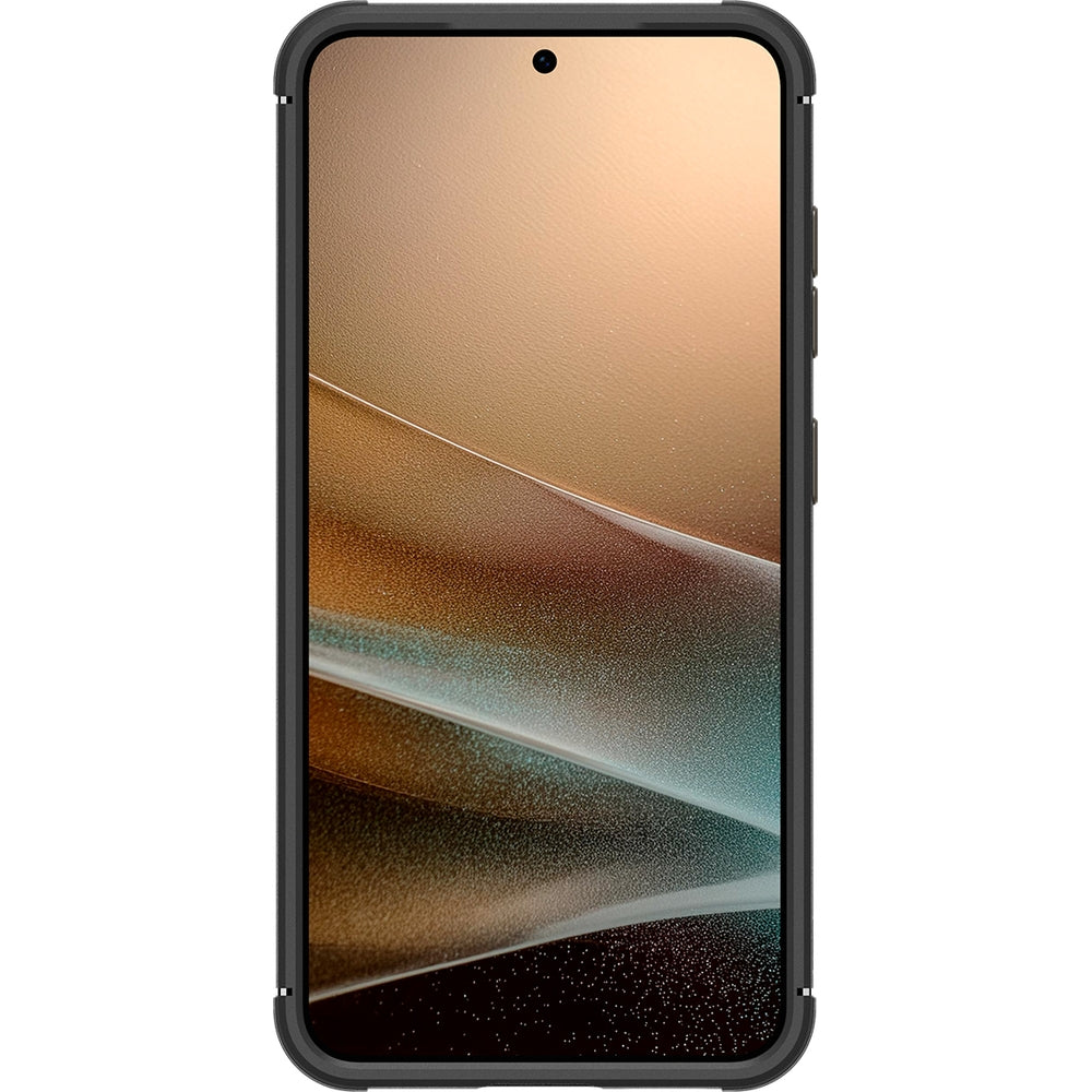 Handyhülle für Galaxy S25, Spigen Core Armor Mag mit MagSafe, Schwarz
