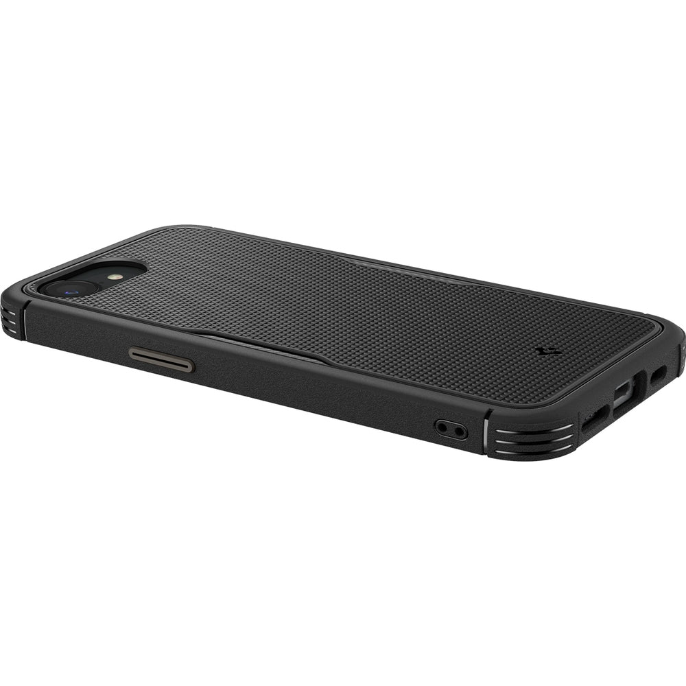 Handyhülle für iPhone 17e / 16e, Spigen Core Armor Mag mit MagSafe, Schwarz