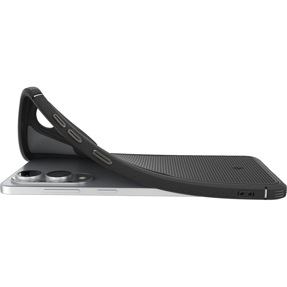 Handyhülle für Galaxy S25 Edge, Spigen Core Armor Mag mit MagSafe, Schwarz