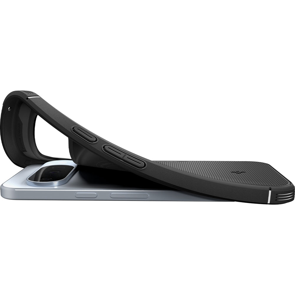 Handyhülle für Google Pixel 10 Pro / Pixel 10, Spigen Core Armor Mag mit MagSafe, Schwarz