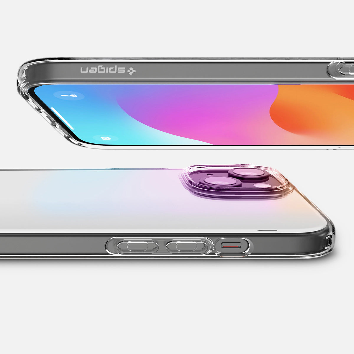 Schutzhülle Spigen Crystal Flex für Apple iPhone 15, Transparent