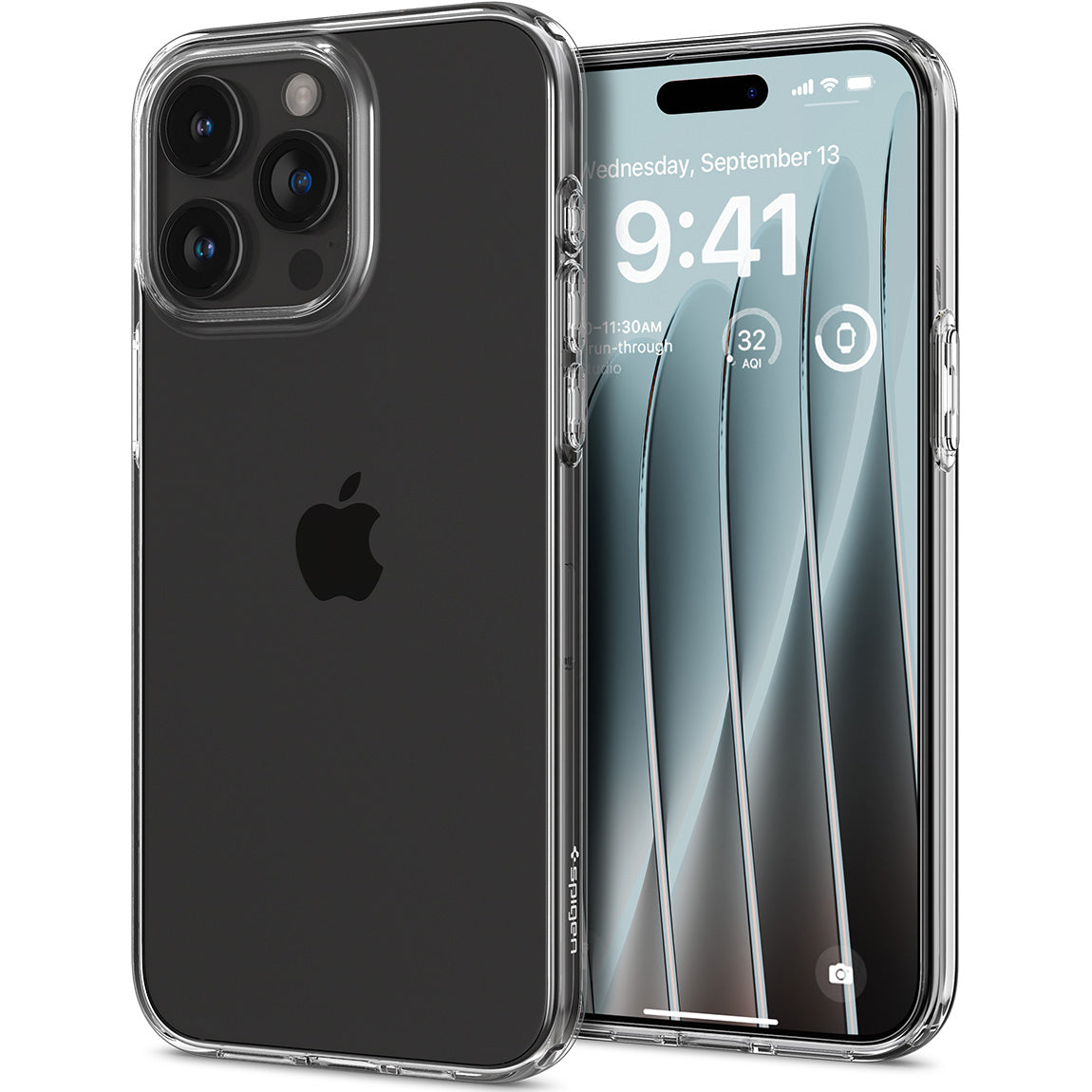 Schutzhülle Spigen Crystal Flex für iPhone 15 Pro Max, Transparent