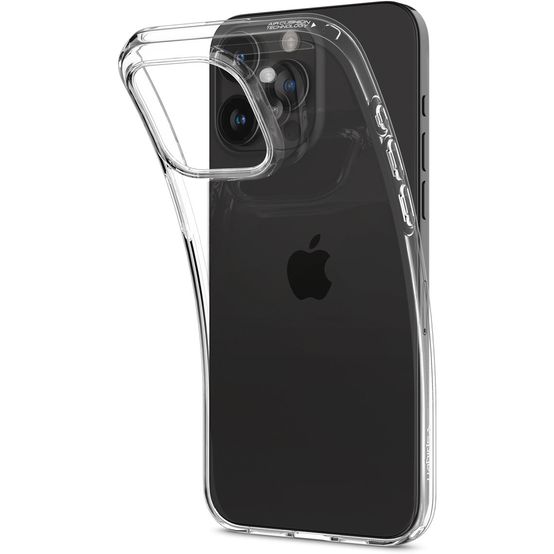 Schutzhülle Spigen Crystal Flex für iPhone 15 Pro Max, Transparent