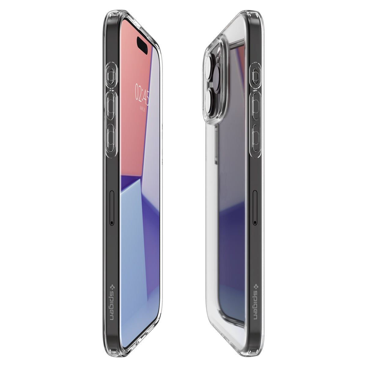 Schutzhülle Spigen Crystal Flex für iPhone 15 Pro Max, Transparent
