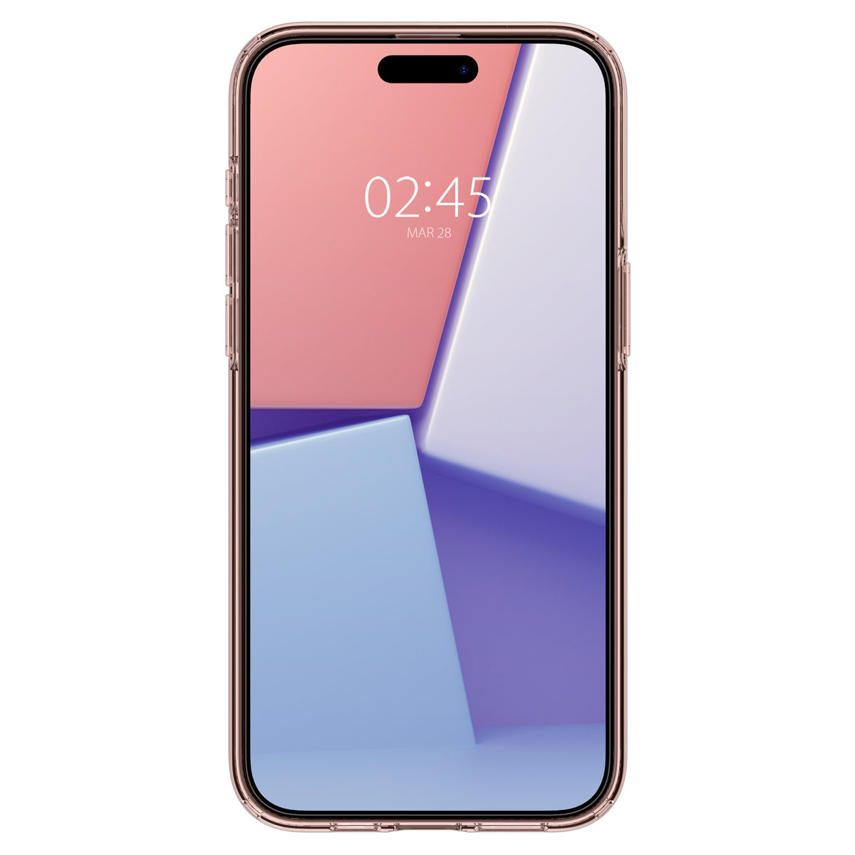 Schutzhülle Spigen Crystal Flex für iPhone 15 Pro Max, Rosa