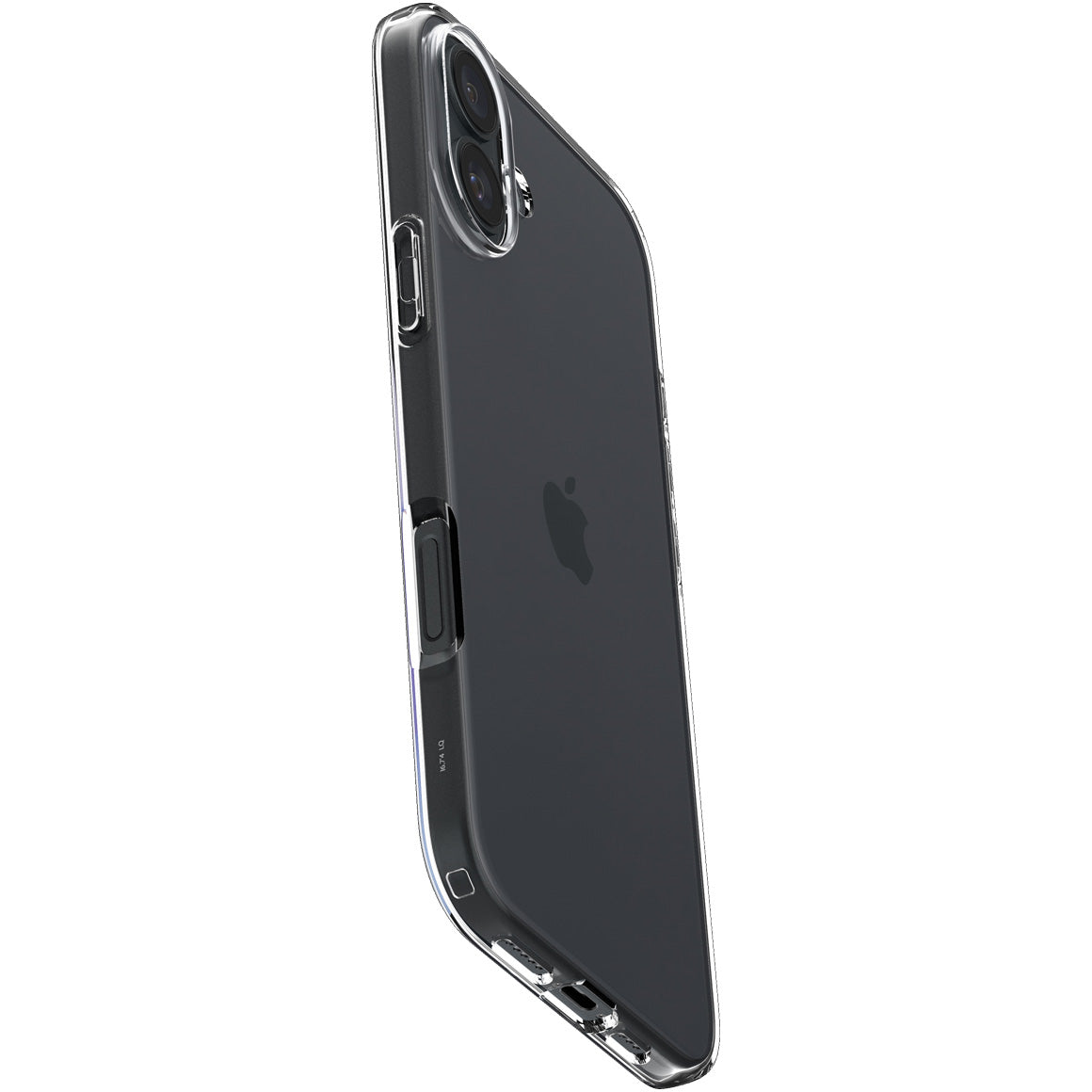 Handyhülle für iPhone 16, Spigen Crystal Flex, Transparent