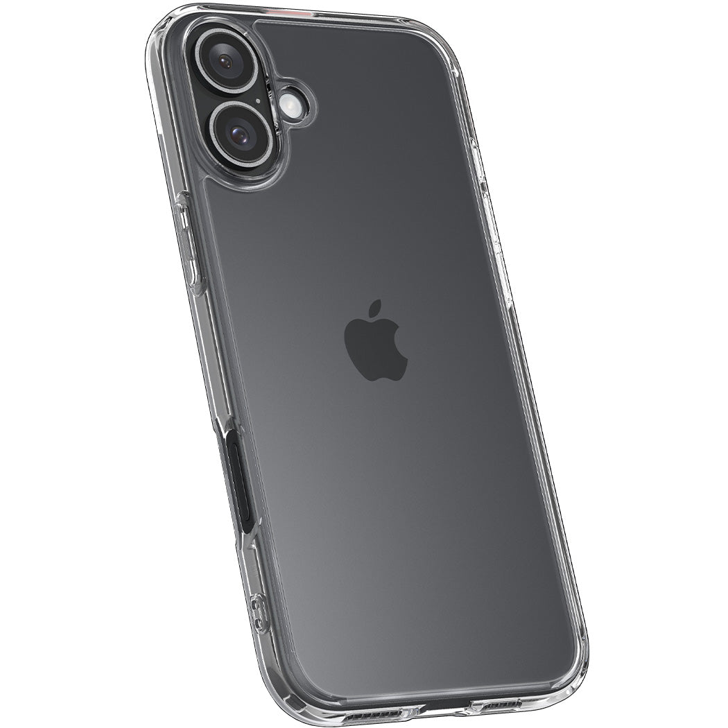 Handyhülle für iPhone 16, Spigen Crystal Hybrid, Transparent