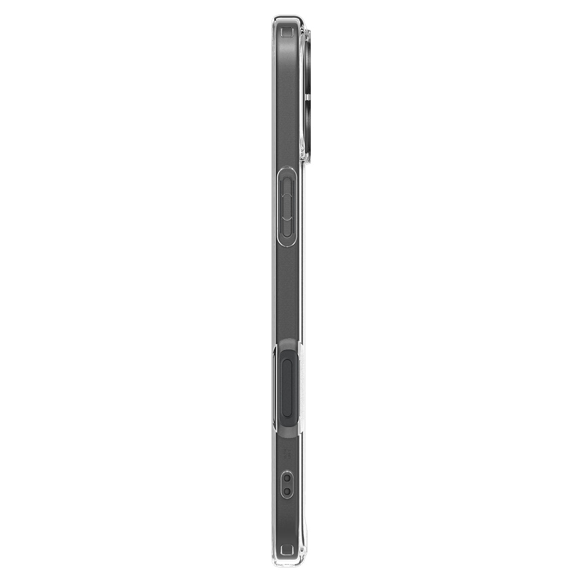 Handyhülle für iPhone 16, Spigen Crystal Hybrid, Transparent