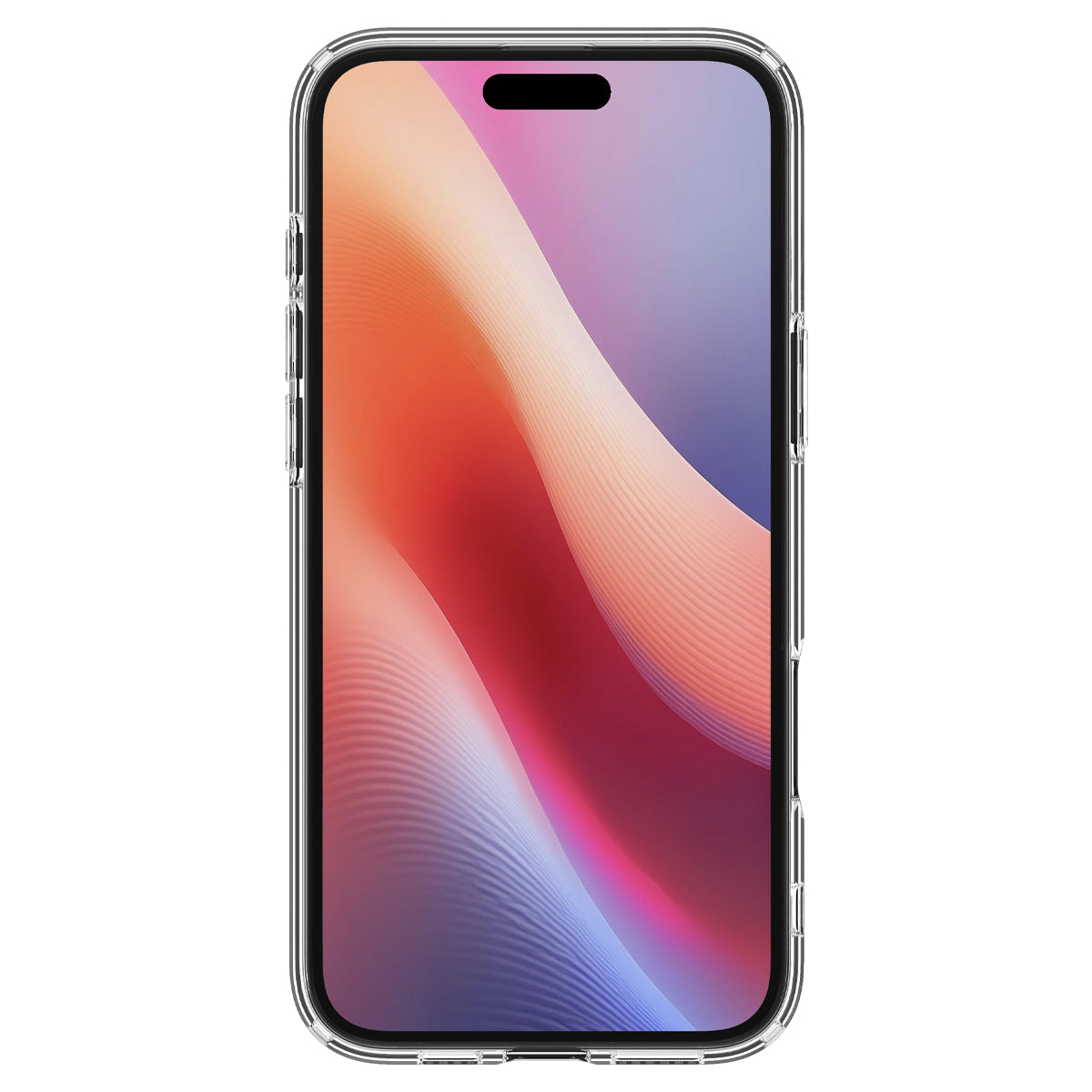 Handyhülle für iPhone 16, Spigen Crystal Hybrid, Transparent