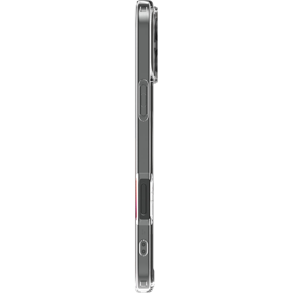 Handyhülle für iPhone 16 Pro Max, Spigen Crystal Hybrid Mag mit MagSafe, Transparent-Weiß