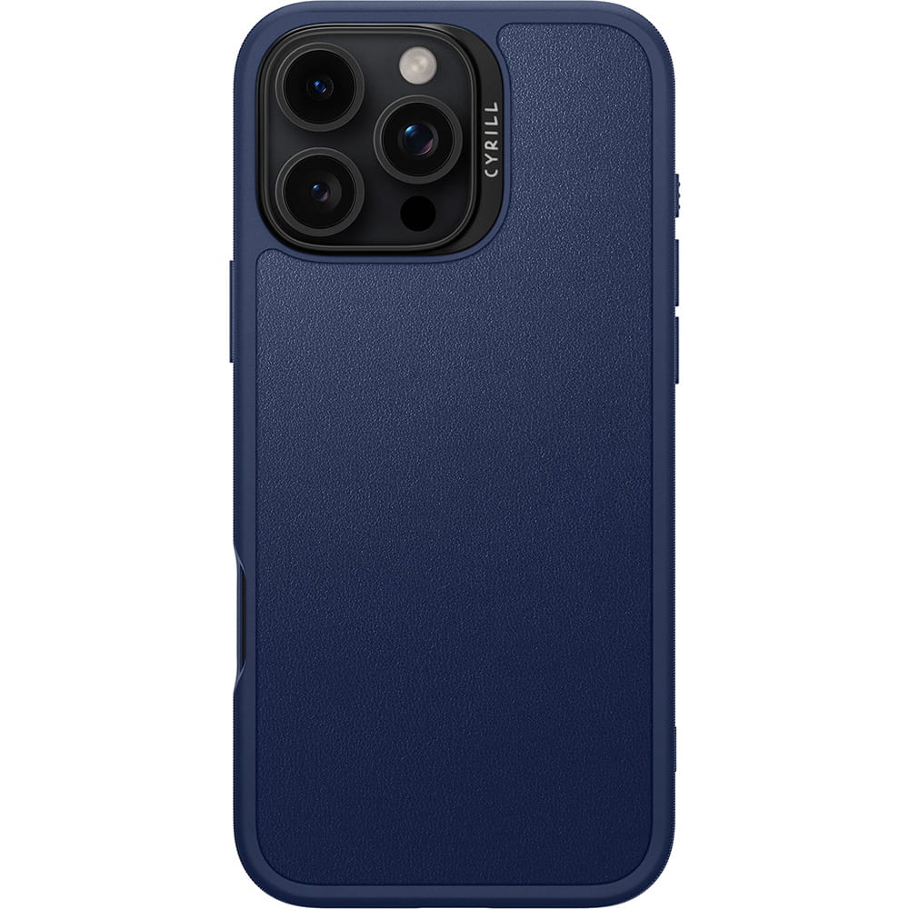 Handyhülle für iPhone 16 Pro Max, Spigen Cyrill Kajuk Mag mit MagSafe, Dunkelblau