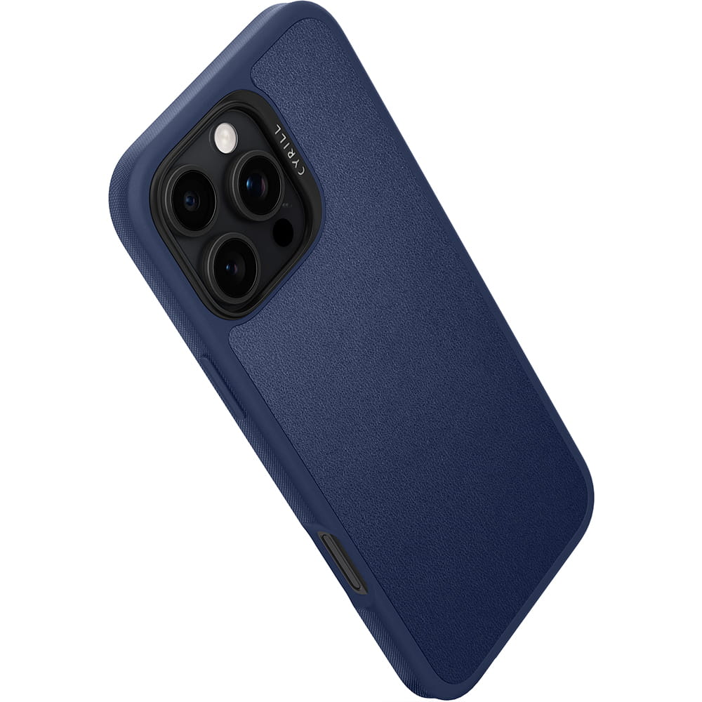 Handyhülle für iPhone 16 Pro Max, Spigen Cyrill Kajuk Mag mit MagSafe, Dunkelblau
