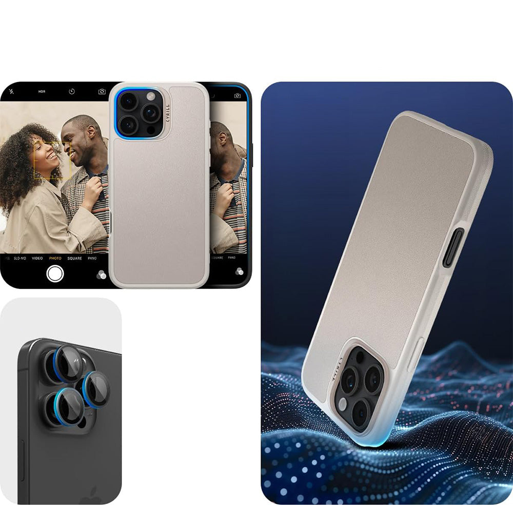 Handyhülle für iPhone 16 Pro, Spigen Cyrill Kajuk Mag mit MagSafe, Beige