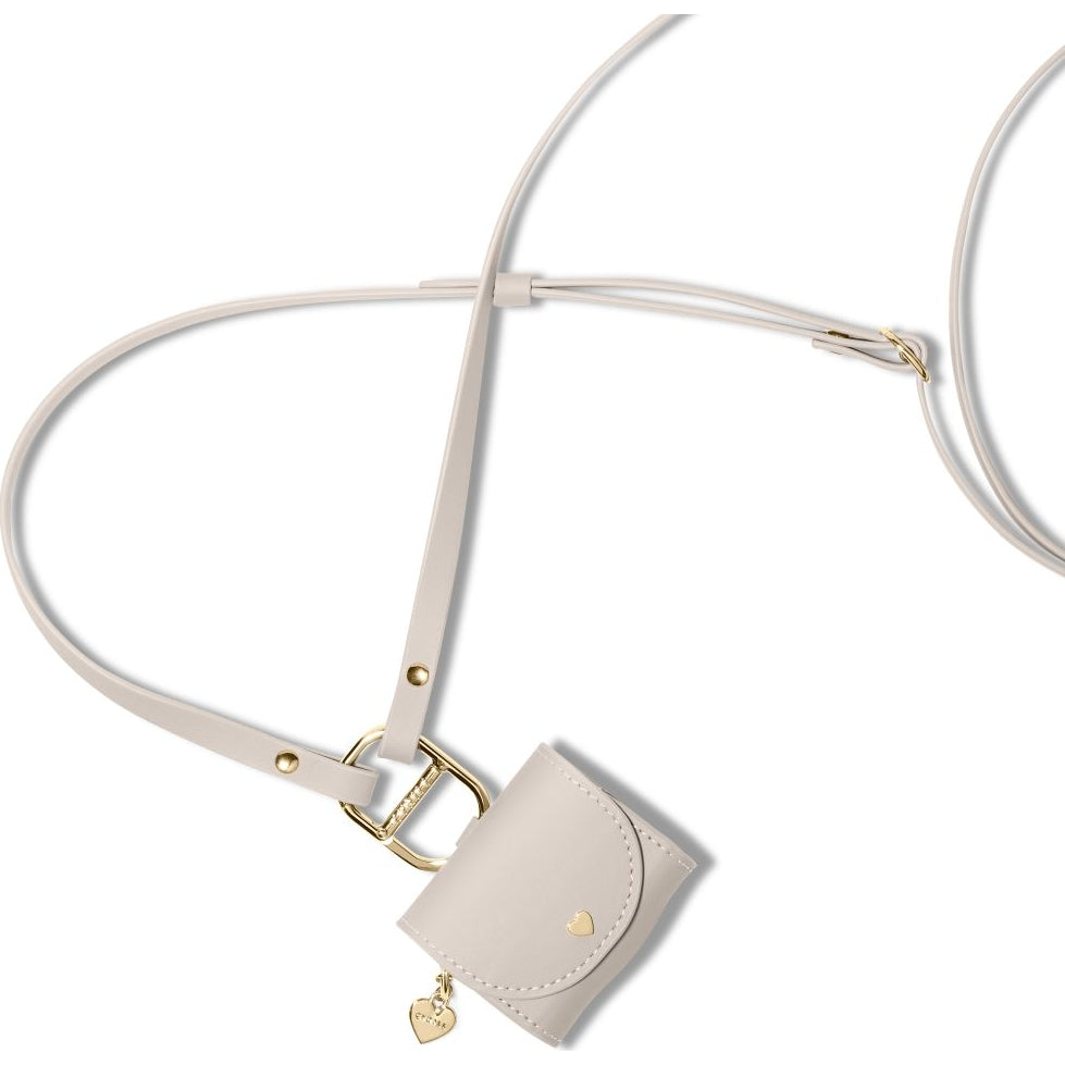 Schutzhülle mit Umhängeband für AirPods 5 / 4, Spigen Cyrill Mini Bag, Beige