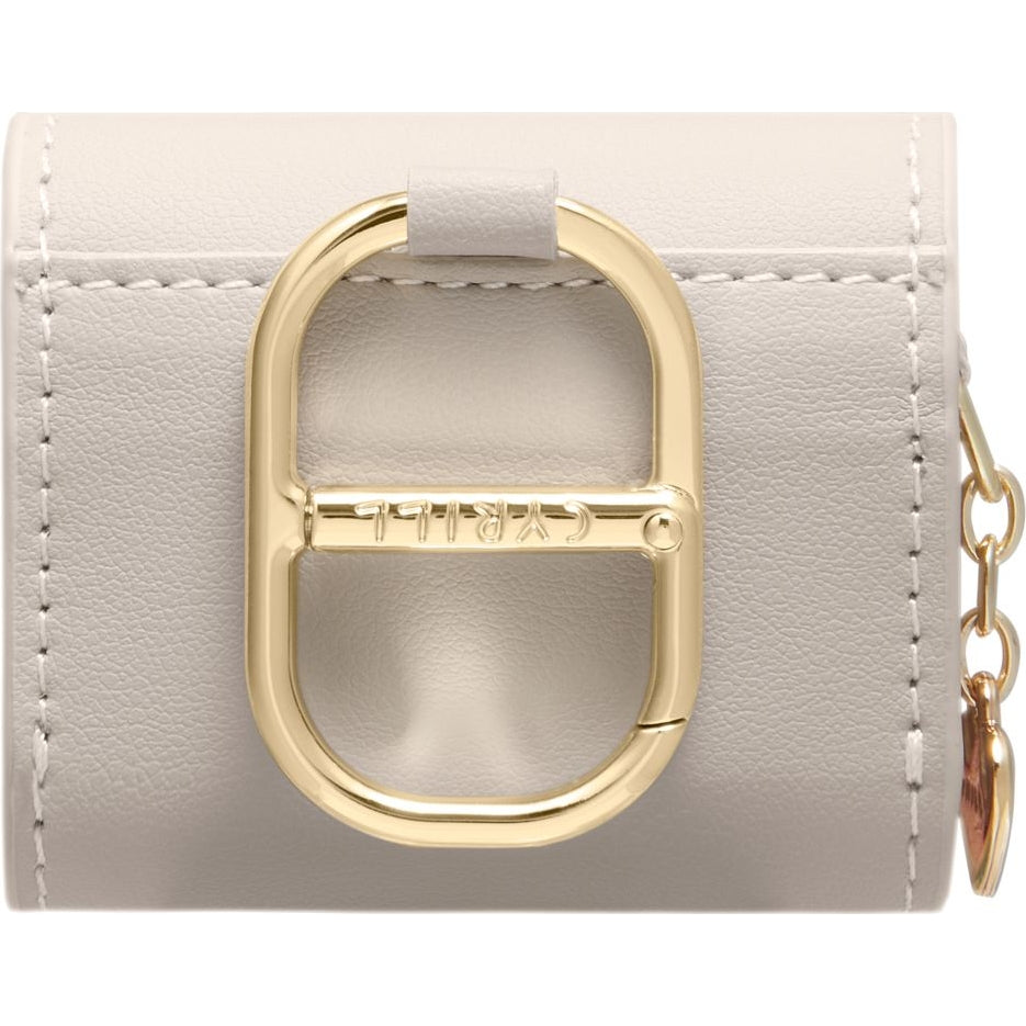 Schutzhülle mit Umhängeband für AirPods 5 / 4, Spigen Cyrill Mini Bag, Beige