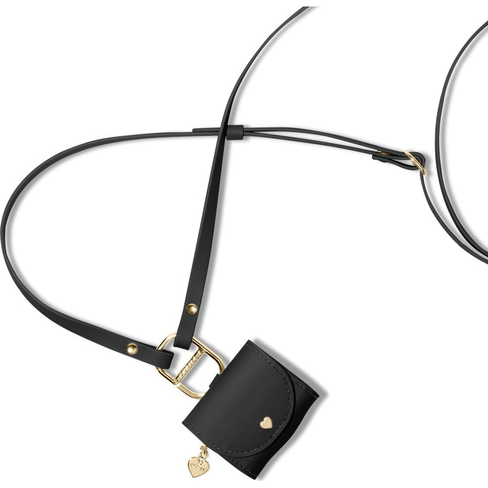 Schutzhülle mit Umhängeband für AirPods 5 / 4, Spigen Cyrill Mini Bag, Schwarz