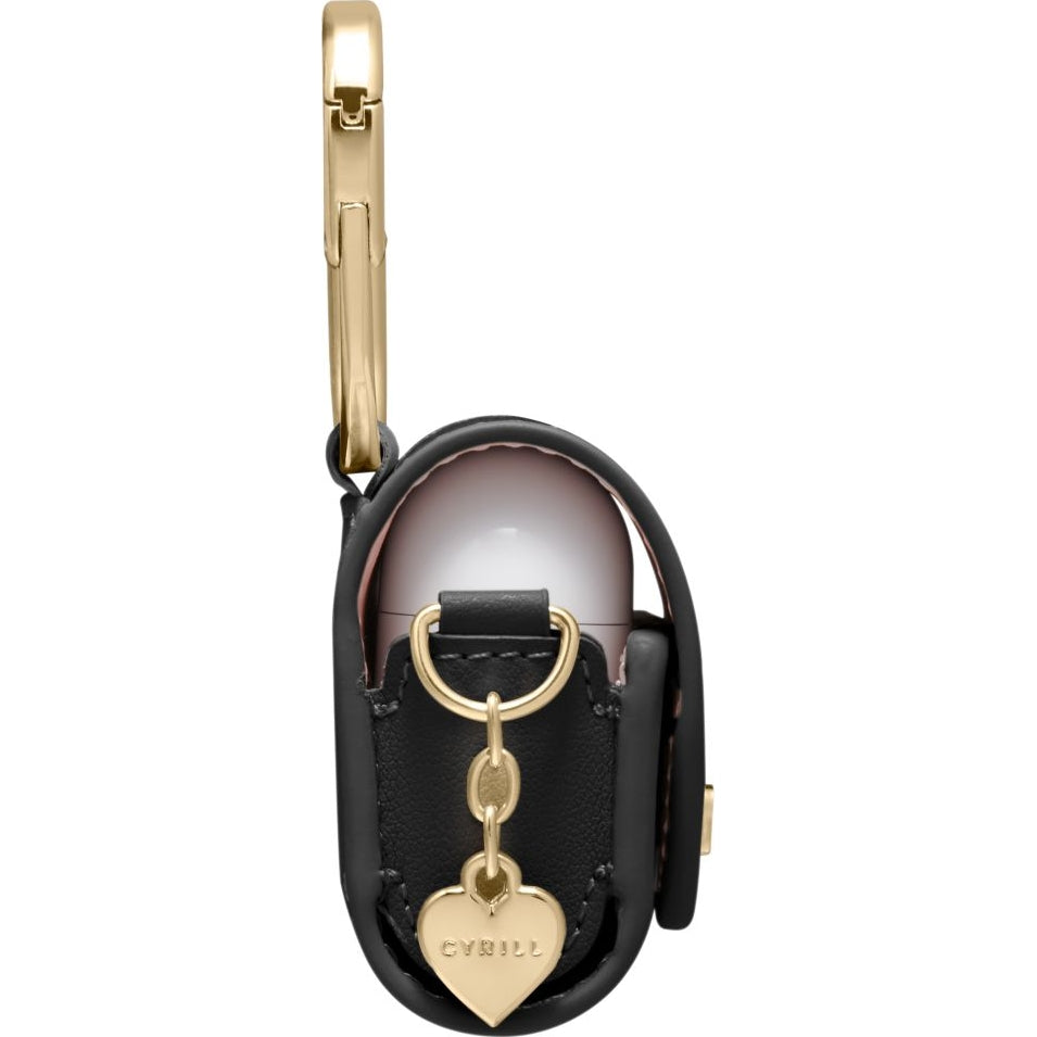 Schutzhülle mit Umhängeband für AirPods 5 / 4, Spigen Cyrill Mini Bag, Schwarz