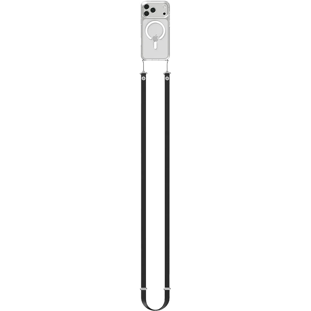 Umhängeband für Smartphone und Kamera, Spigen Lanyard Strap DA30L, Schwarz