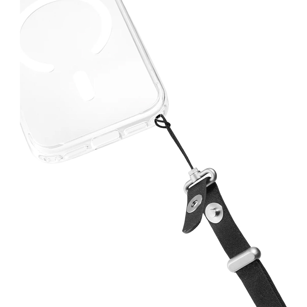 Umhängeband für Smartphone und Kamera, Spigen Lanyard Strap DA30L, Schwarz