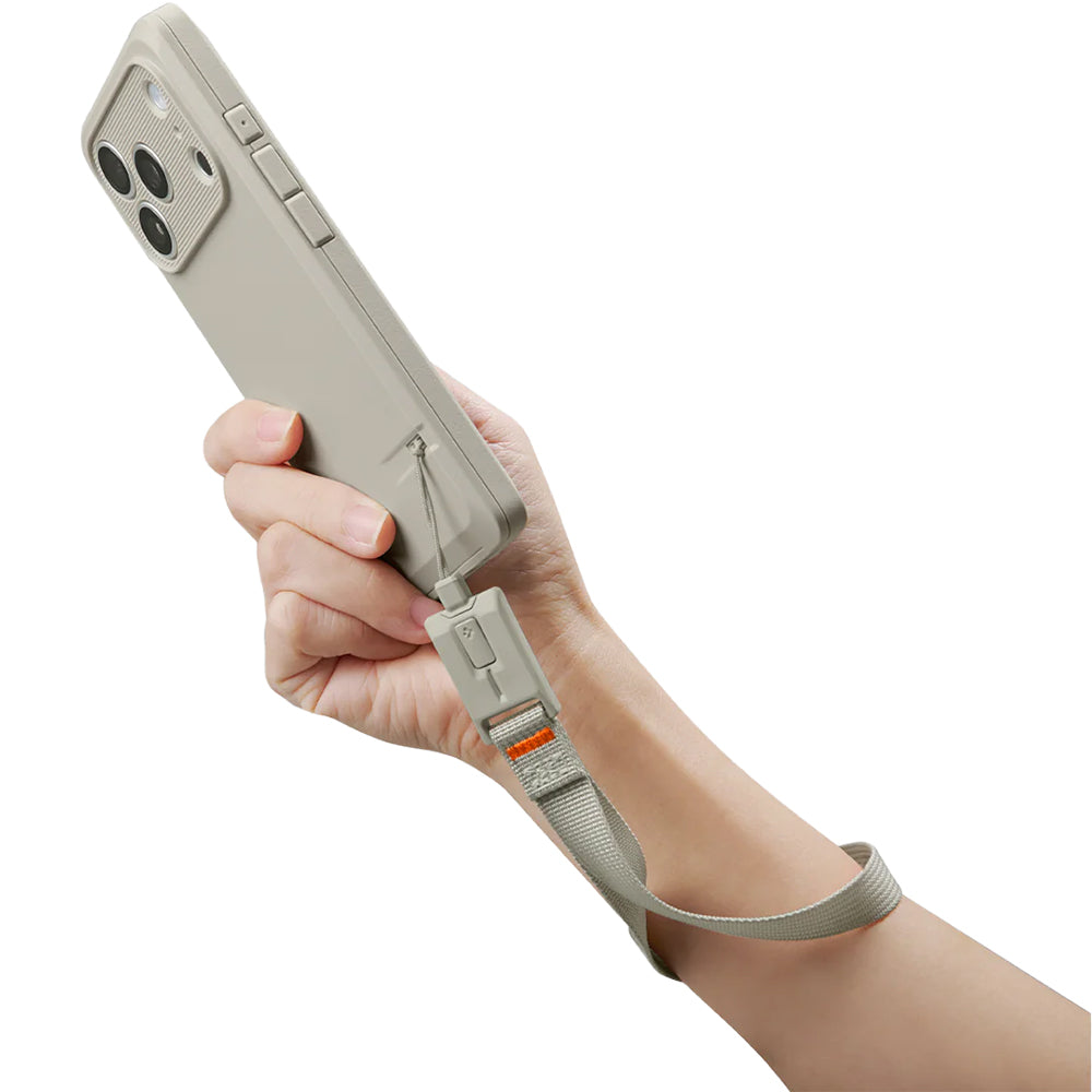 Handyband mit Handschlaufe, Spigen Classic LS Phone Strap DA30S-LS, Beige